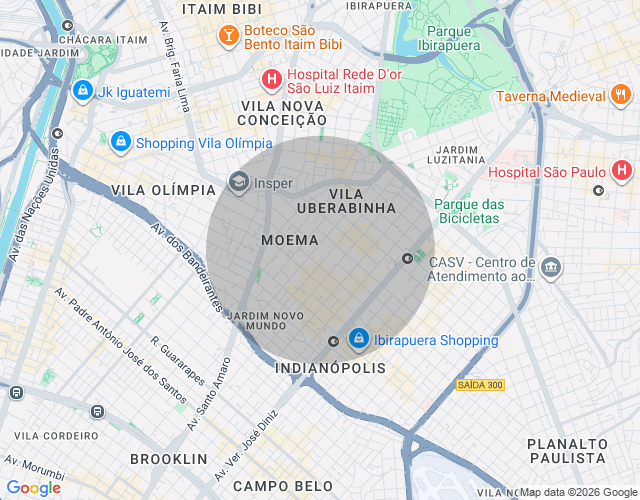 Imóvel no mapa