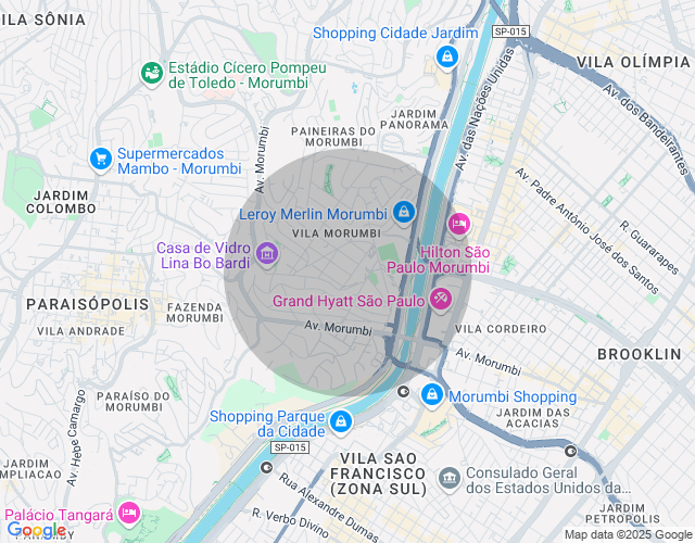 Imóvel no mapa