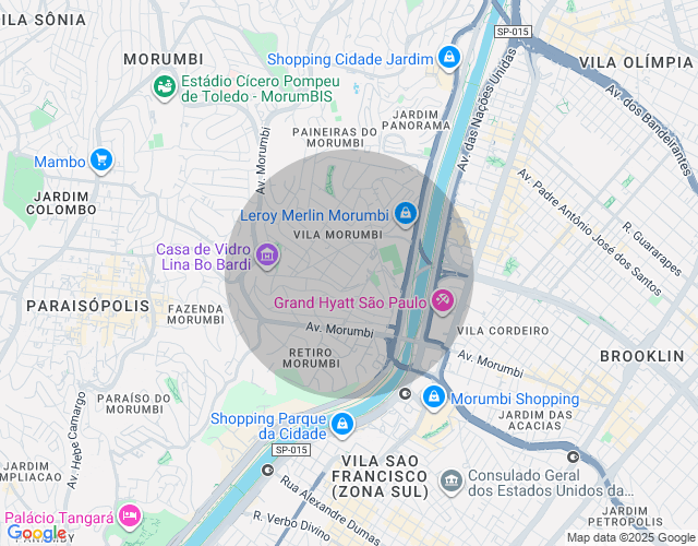 Imóvel no mapa