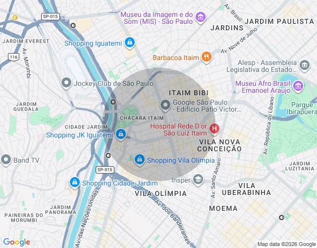Imóvel no mapa