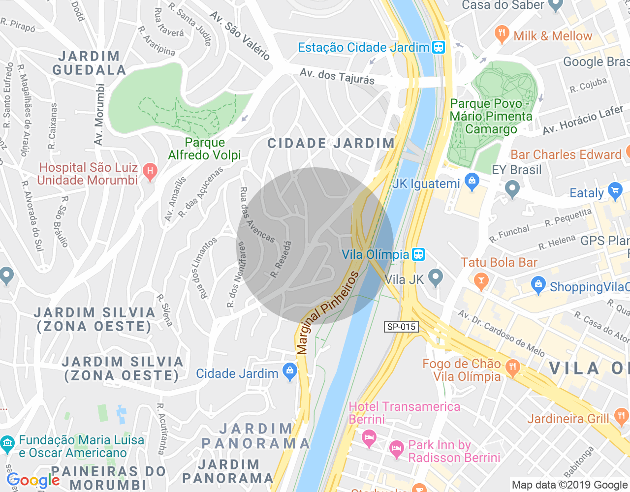Imóvel no mapa