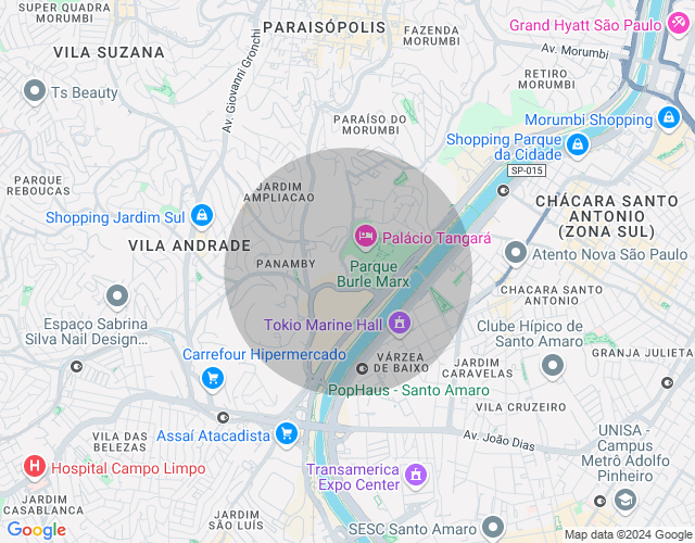 Imóvel no mapa