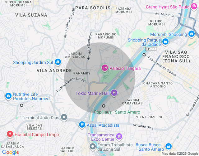 Imóvel no mapa