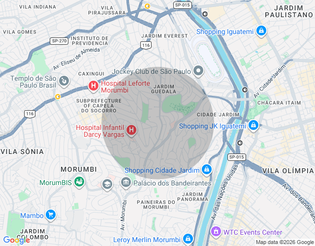 Imóvel no mapa