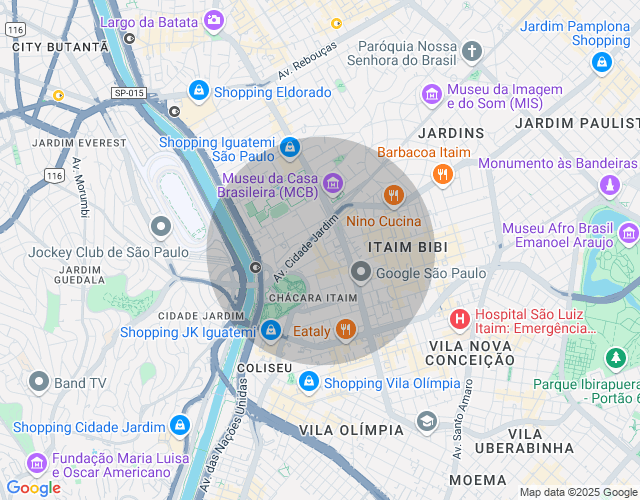 Imóvel no mapa