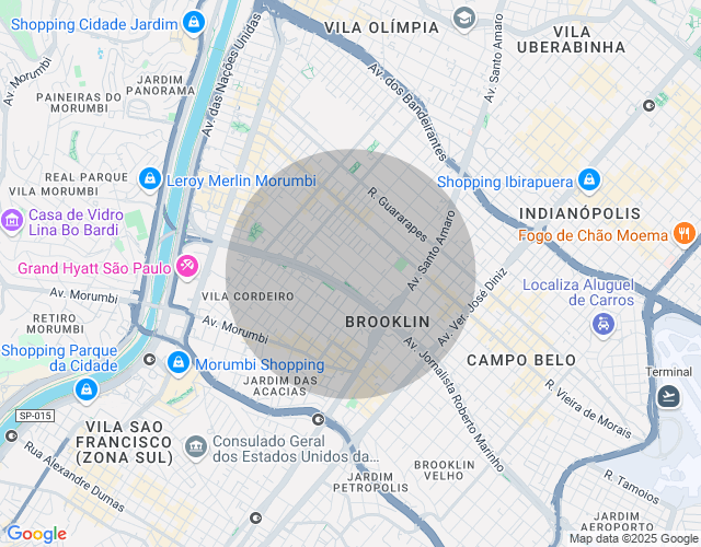 Imóvel no mapa