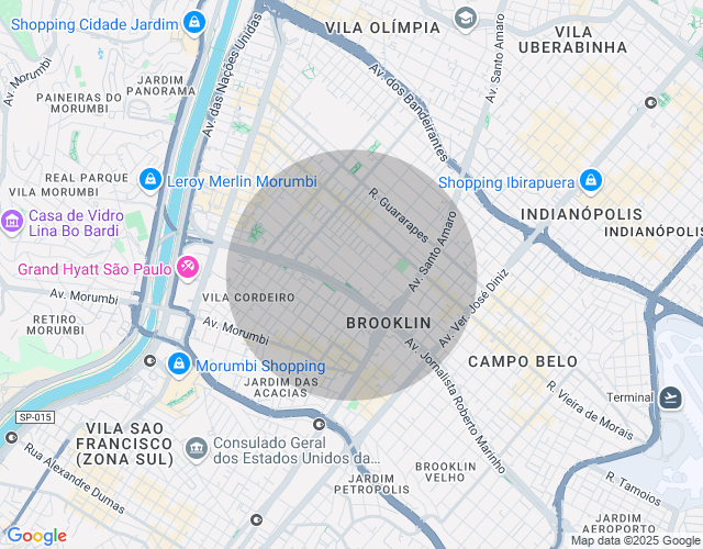 Imóvel no mapa