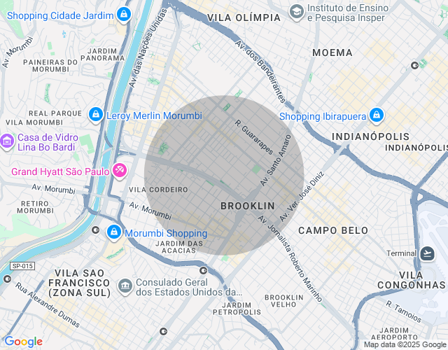 Imóvel no mapa