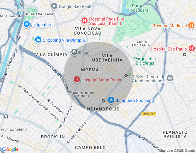 Imóvel no mapa