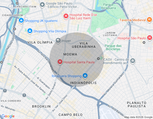 Imóvel no mapa