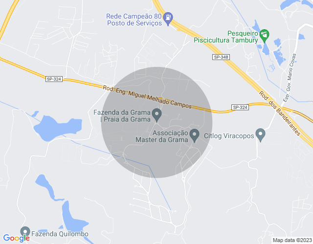 Imóvel no mapa