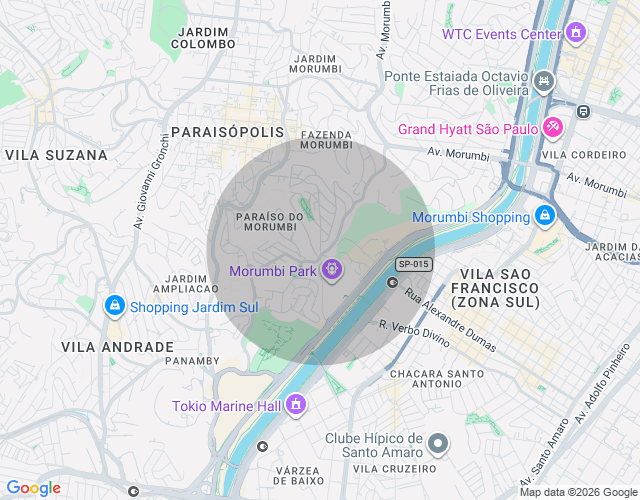 Imóvel no mapa