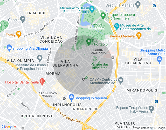 Imóvel no mapa