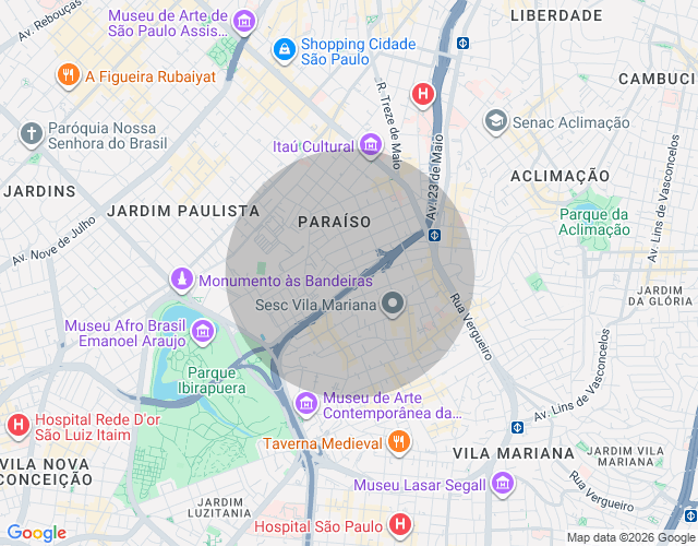 Imóvel no mapa