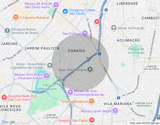 Imóvel no mapa