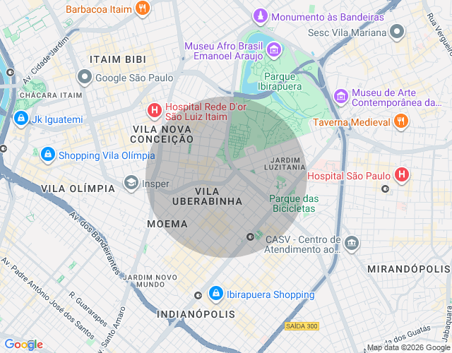 Imóvel no mapa