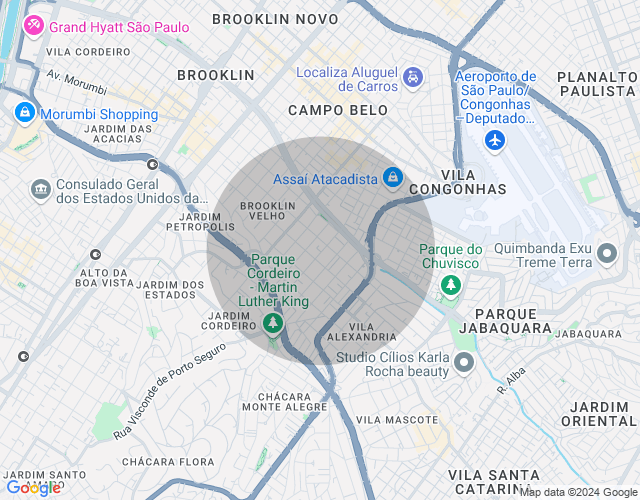 Imóvel no mapa