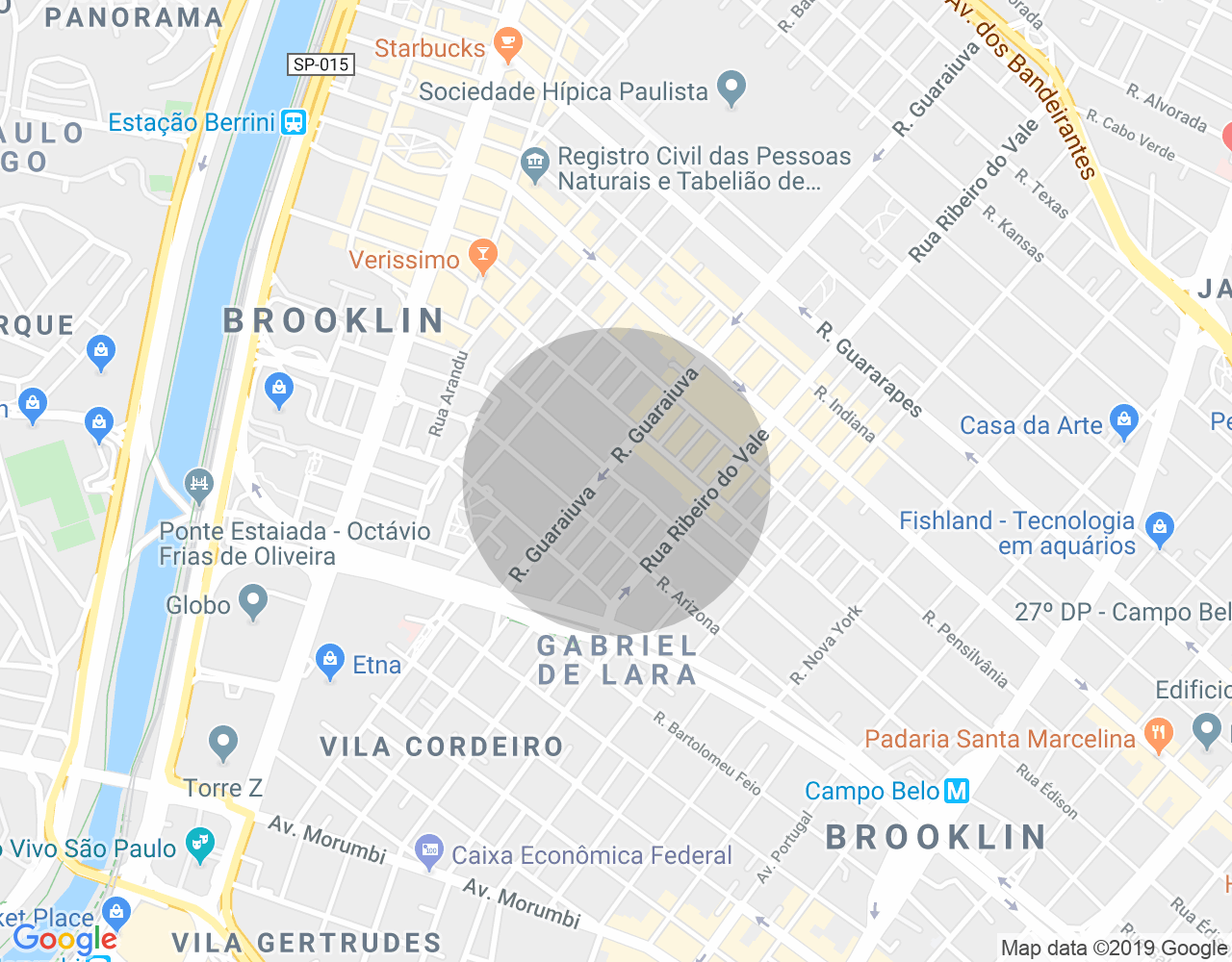Imóvel no mapa
