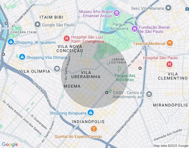 Imóvel no mapa