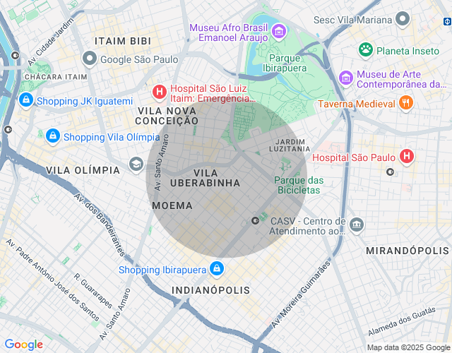 Imóvel no mapa