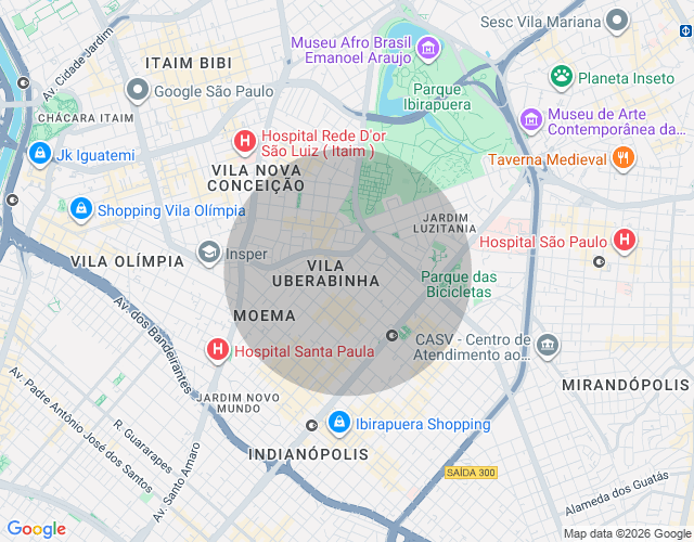 Imóvel no mapa