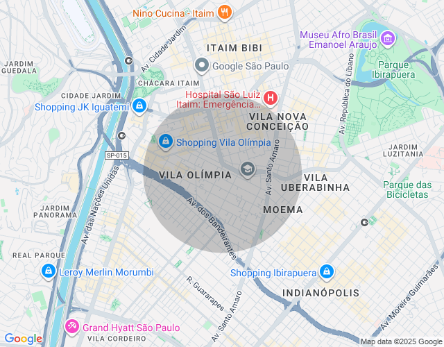 Imóvel no mapa