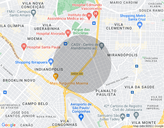 Imóvel no mapa