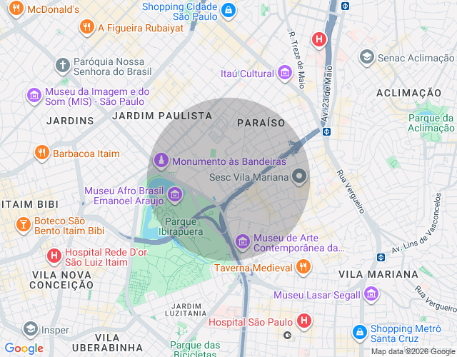 Imóvel no mapa