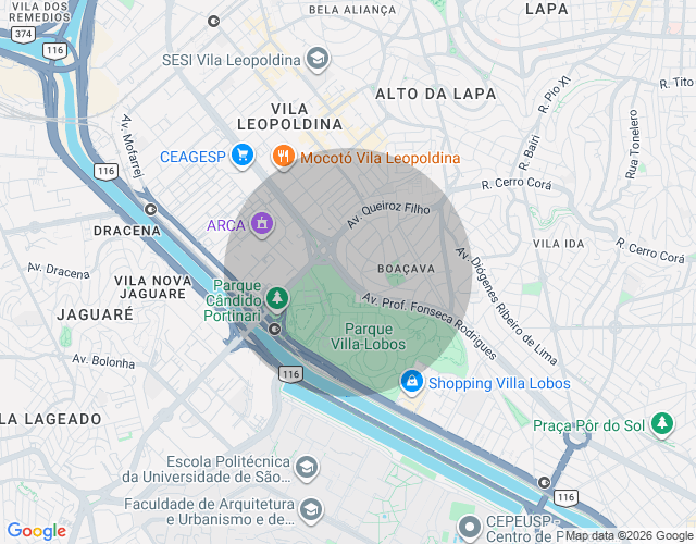 Imóvel no mapa