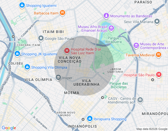 Imóvel no mapa