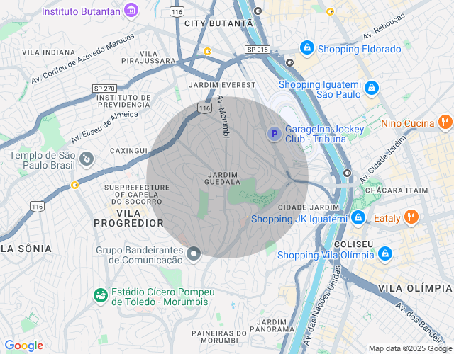 Imóvel no mapa