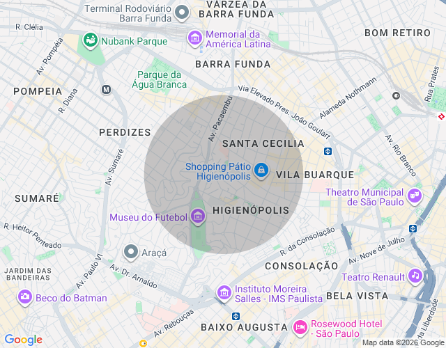 Imóvel no mapa