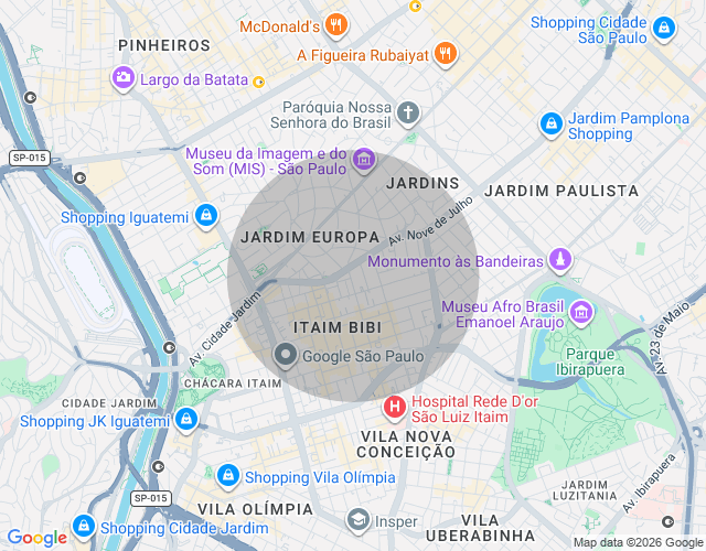 Imóvel no mapa