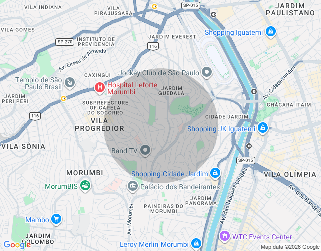 Imóvel no mapa