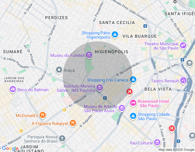 Imóvel no mapa