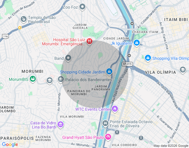 Imóvel no mapa