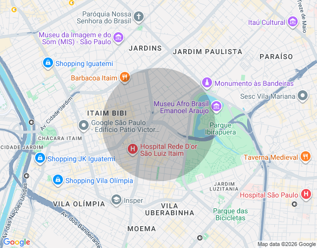 Imóvel no mapa