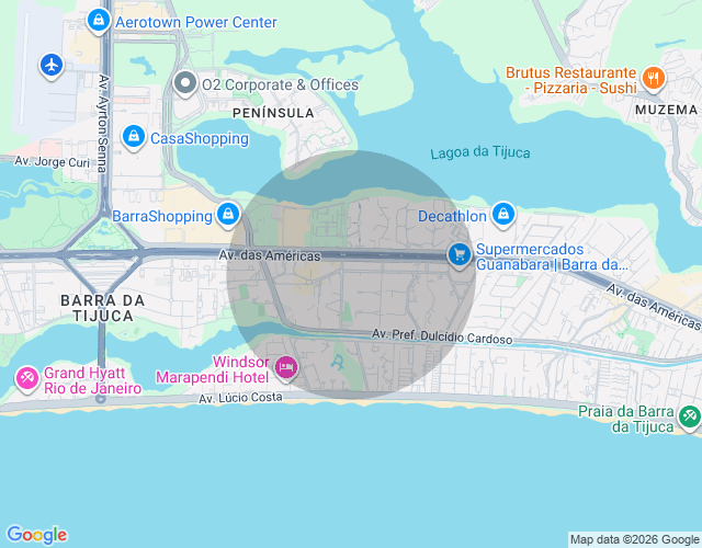 Imóvel no mapa
