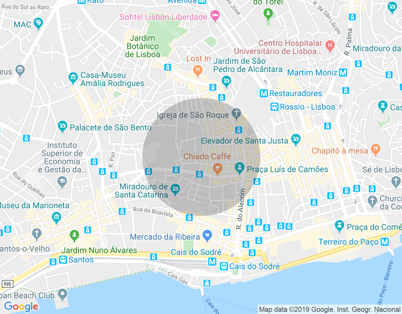 Imóvel no mapa