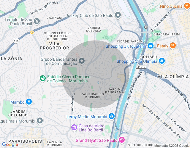 Imóvel no mapa