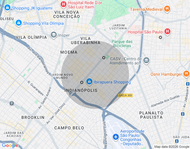 Imóvel no mapa