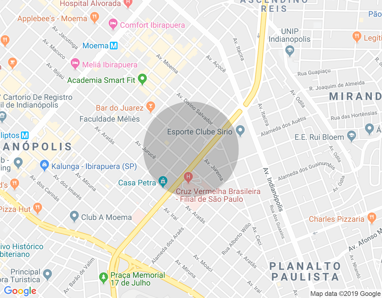 Imóvel no mapa