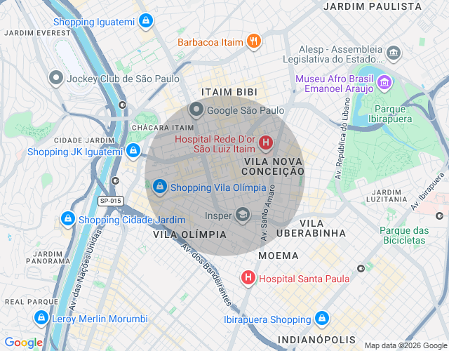 Imóvel no mapa