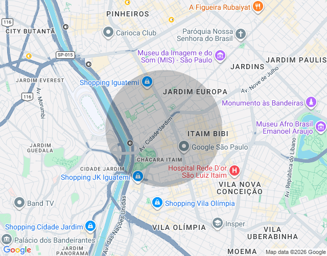 Imóvel no mapa