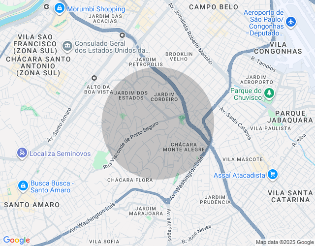 Imóvel no mapa