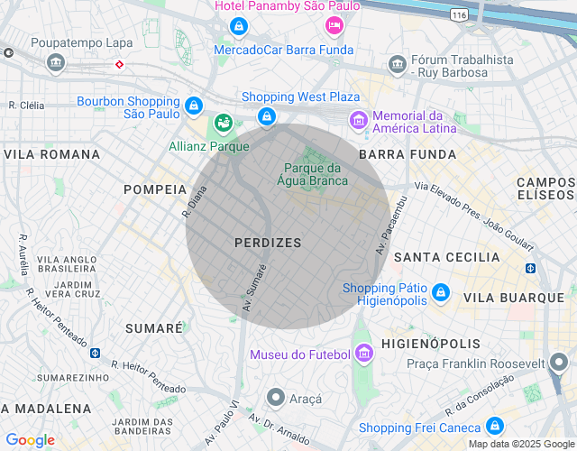 Imóvel no mapa