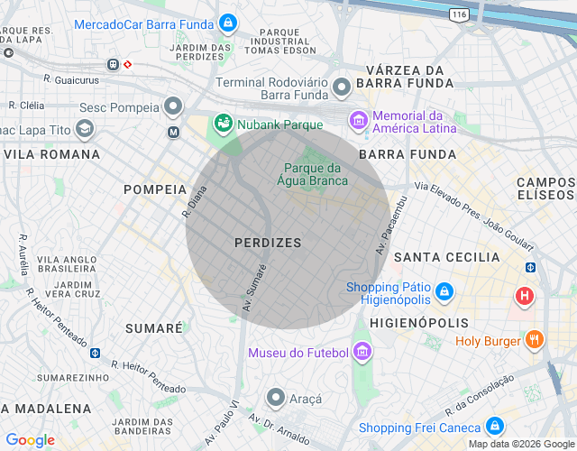 Imóvel no mapa