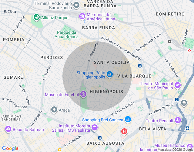 Imóvel no mapa