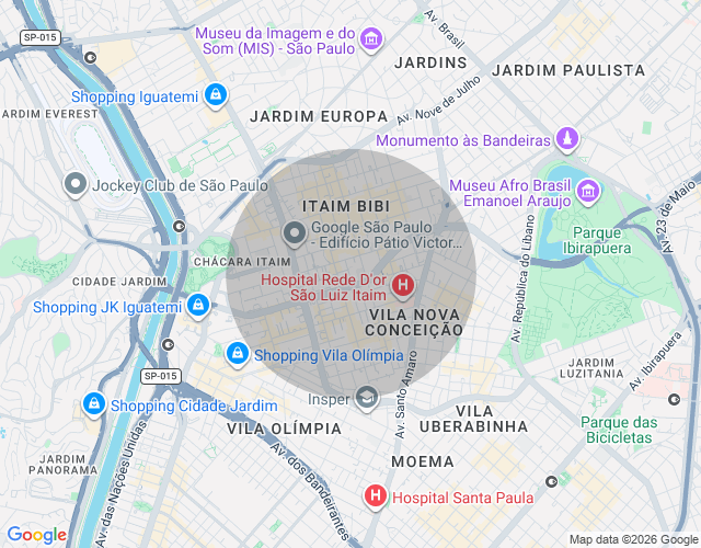 Imóvel no mapa