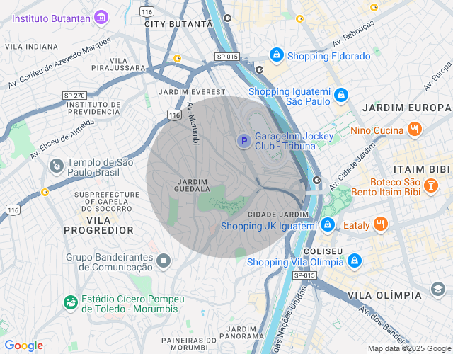 Imóvel no mapa